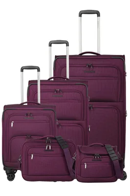 Produktbild von Travelite Cubis 4 Rollen Kofferset 5-teilig mit Dehnfalte