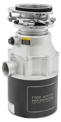 Produktbild von Küchenabfallzerkleinerer - Speiserestemühle für Spüle - 560 W Motor - 3600 U/min - Kupfermotor - Edelstahl Mahlwerk - Verstopfungsschutz - 220 V - Silber Schwarz