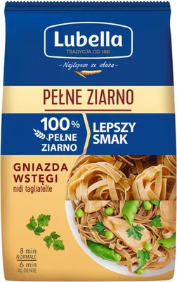 Obrázek produktu pro Celozrnné těstoviny Lubella 400 g