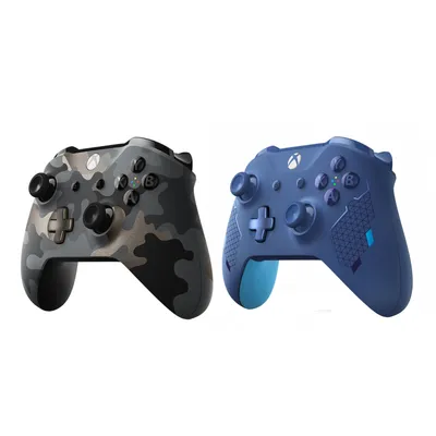 Produktbild von Microsoft Xbox Wireless Sport Blue Special Edition, Gamepad, PC, Xbox One, Xbox One S, Xbox One X, D-Pad, Analog / Digital, Kabellos, Bluetooth