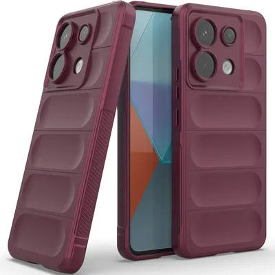 Produktbild von Handyhülle für Xiaomi Redmi Note 13 Pro 5G Weich TPU Silikon Stossfest Anti-rutsch Hülle bordeaux