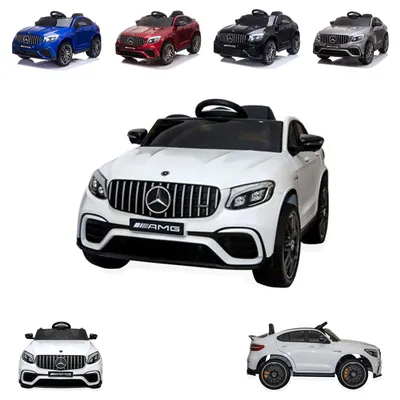 Produktbild von Moni Kinder Elektroauto Mercedes AMG GLC 63S, EVA-Reifen, Musik, Fernbedienung weiß
