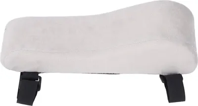 Produktbild von Memory-Schaum-Armlehnenbezug, waschbar, Ellenbogenpolsterung, entlastendes Armlehnenpolster für Gaming-Stuhl, Büro, Grau