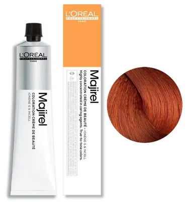 Image de Loreal Majirouge Coloration capillaire 7.45 Blond cuivré-acajou 50 ml