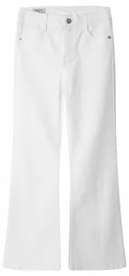 Produktbild von Pepe Jeans Mädchen Slim Flare Hw Willa Jeans, Weiß (Denim-1ca), 10 Jahre