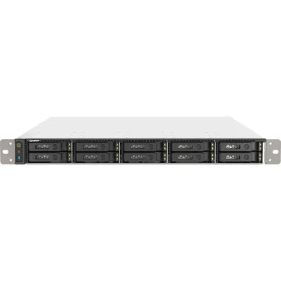 Produktbild von QNAP 1U 10-bay all flash NAS U.2/U.3 NVMe PCIe Gen4 x4 and SATA 6Gbps bays AMD EPYC - NAS - SAN