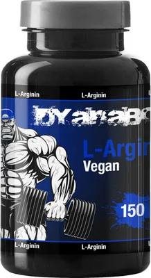 Produktbild von Dyanabol Arginin 150 Kapseln Vegan Pump Muskelaufbau Booster No-x Aminosäure