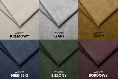 Zdjęcie produktu dla Sofa w kształcie U LUX narożnik tkanina Whisper zielony