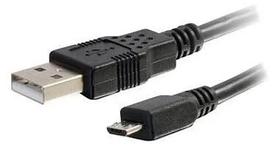 Immagine prodotto di Cavo USB 2.0 da 2 m (6,6 piedi) da A a Micro-B M/M - Nero (2 m), 2 m, USB A, Micro-USB B, USB 2.0, 0,48 Gbit/s, Nero