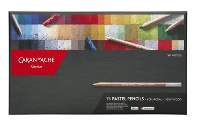 Produktbild von CARAN D`ACHE Etui 76 Farben PASTEL PENCILS