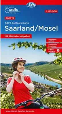 Produktbild von BVA ADFC Radtourenkarte Saarland /Mosel 1:150.000