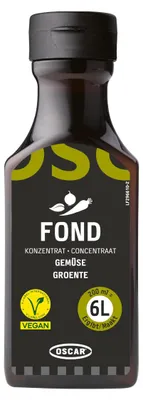 Immagine prodotto di Il concentrato di brodo vegetale Oscar è adatto per zuppe e salse 200ml