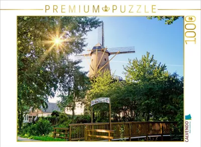 Produktbild von CALVENDO Puzzle Kalkar, Stadtwindmühle von 1770 | 1000 Teile Lege-Größe 64 × 48 cm Foto-Puzzle für glückliche Stunden
