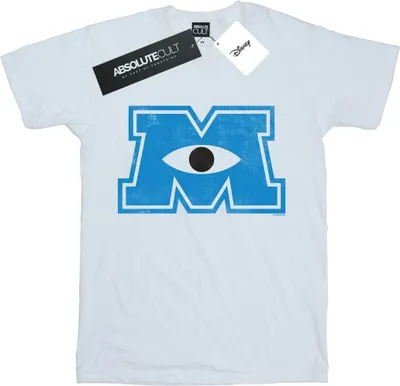 Produktbild von Disney - "Monsters University Monster M" T-Shirt für Herren BI42625 (S) (Weiß)