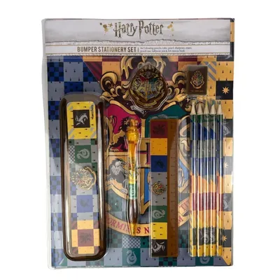 Produktbild von Harry Potter (Colourful Crest Check) Bumper Stationery Set