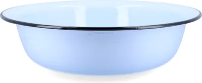 Produktbild von AGD Olkusz | Emailleschüssel Cubism - 16l - Blau - Praktisch für Aufbewahrung - Sicher für Lebensmittel