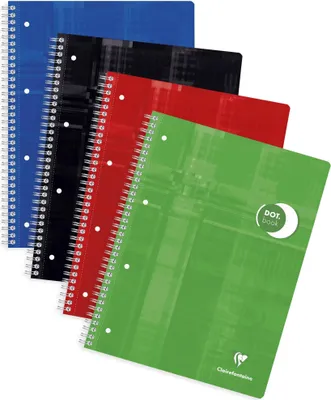 Produktbild von Clairefontaine 5x Collegeblock A4+ mit Ringbuchlochung 80 Blatt Sort. 8253C