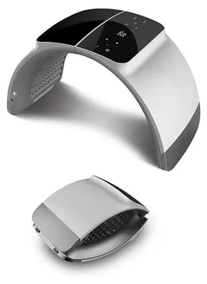 Produktbild von LED Gesichtsmaske 7-in-1 7 Farben – Timer 10-60min, faltbar | Für Gesicht, Hals, Rücken, Home SPA