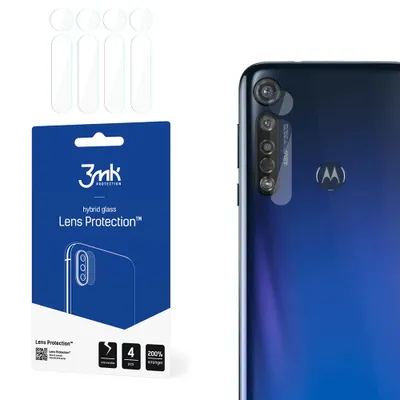 Produktbild von 3mk Hybridglas Lens Protection für Motorola One Vision Plus Kamera Objektiv Kameralinse 0,16mm 6H (4 Stück)
