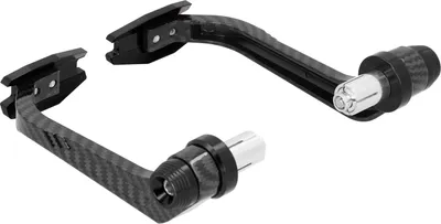 Produktbild von Motorrad-Lenkerschutz, Kohlefaser-Stil, Aluminiumlegierung, universell, 22 mm, Schwarz