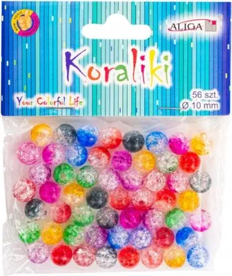 Produktbild von PJ-0583 Kunststoffperlen, Farbmix, Größe 10 0583