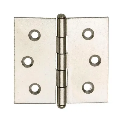 Produktbild von Knopfscharnier leichte Ausführung Scharnier 25 x 25 x 1 mm Stahl glanzverzinkt
