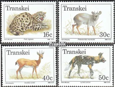 Produktbild von Briefmarken Südafrika - Transkei 1988 Mi 226-229 (kompl.Ausg.) FDC Gefährdete Wildtiere
