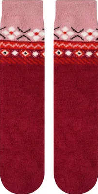 Image de Dare 2B - Chaussettes « Festivity » pour hommes/femmes Unie - Motif de Noël RG9248 (taille unique) (Betterave rouge/rose poudré)