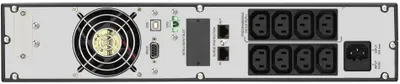 Produktbild von FSP Eufo 3K Rack/Tower Line-interactive UPS 3000VA 2700W 8xIEC 6x12V/9Ah Batterie