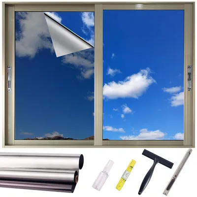 Produktbild von Reflektierende Fensterfolie für Privatsphäre und UV-Schutz
