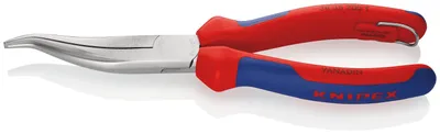 Zdjęcie produktu dla Knipex 38 35 200 T, Szczypce półokrągłe, 7,3 cm, 2,5 mm, Stal chromowo-wanadowa, Niebieski, Czerwony, 200 mm