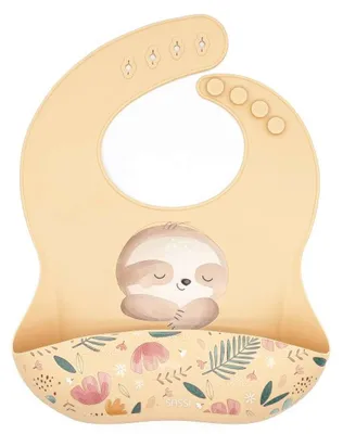Produktbild von Lätzchen Tiere - 30 x 22 cm - Beige | by Sassi Junior