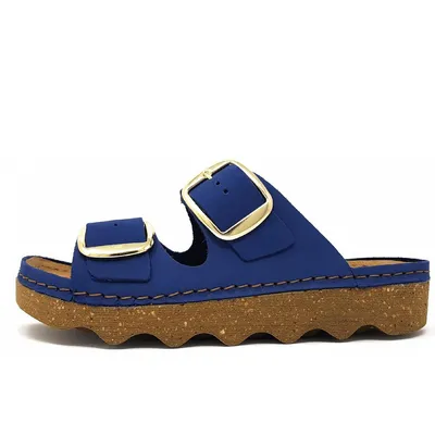 Produktbild von Rohde Foggia Damenschuhe Hausschuhe Pantolette Blau Freizeit, Schuhgröße:42 EU