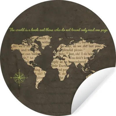 Produktbild von MuchoWow® - Tapetenkreis - Wandbild rund - Schlafzimmerdekoration - Wanddeko - runde Tapete - Kunst für zu Hause