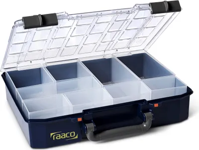 Image de raaco CarryLite 80 4x8-9 Bleu Polycarbonate (PC), Polypropylène (PP)