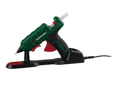 Produktbild von PARKSIDE® Heißklebepistole PHP 500 E3, mit Ladestation Klebepistole Ø 11 mm NEU