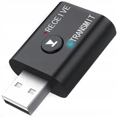 Obrázok produktu pre BLUETOOTH 5.0 Vysielač/príjemca + nabíjačka 2 v 1