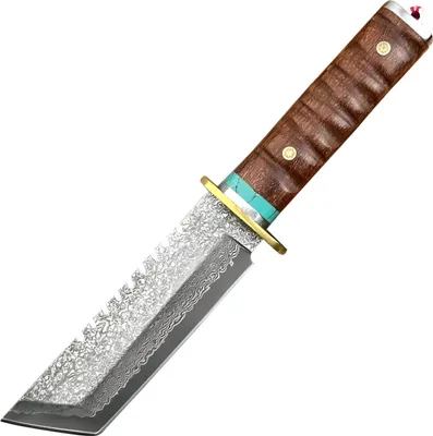 Produktbild von Damast Outdoor-Messer TR-39472 - Braun kaufen KP39472
