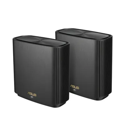 Zdjęcie produktu dla Asus ZenWiFi AX (XT8) AX6600 Zestaw 2 sztuk Czarny