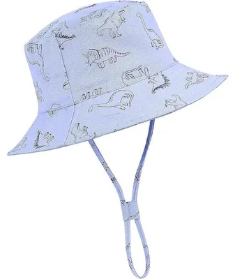 Produktbild von Baby Sonnenhut atmungsaktiv Sommerhut Kinder Fischerhut UV-Schutz Uni Cap mit verstellbarem Bindeband 12-24 Monate Haze Blue