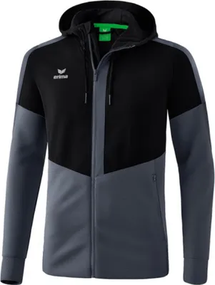 Produktbild von Erima SQUAD training jacket with hood black/slate grey L