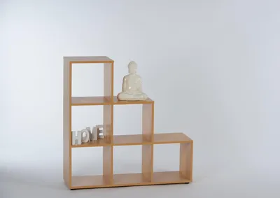Produktbild von Standregal Raumteiler Multi MDF Buche Nachbildung Natur
