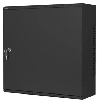 Produktbild von LANBERG Rack Wandschrank 19" WAF1, 6U Metalltür schwarz