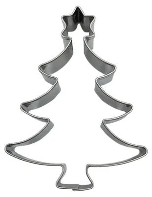 Produktbild von Ausstechform Baum mit Stern Edelstahl 78x60mm