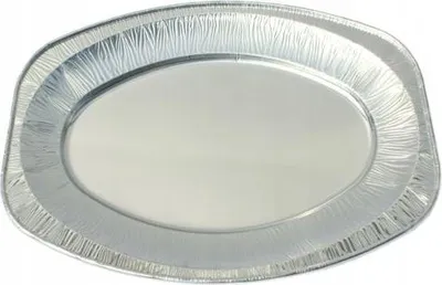 Image de Assiettes ovales en aluminium, moyennes, 43 cm, 10 pcs.