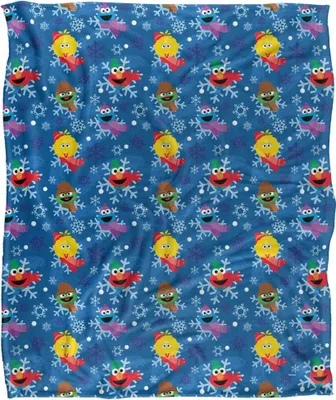 Produktbild von Sesame Street - Schneeflocke Decke, Seidig, Supersoft TV24288 (Einheitsgröße) (Bunt)