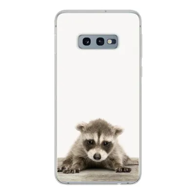 Produktbild von MuchoWow® Handyhülle Schutzhülle Hülle für Samsung Galaxy S10e Waschbär - Tiere - Jungen - Mädchen Silikon Softcase Handy Hülle - Handy