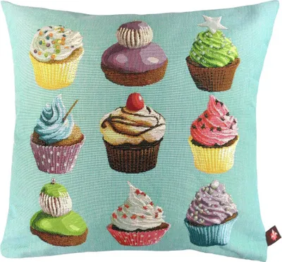 Produktbild von Kissenbezug Gobelin - Cupcakes - ca 50 x 50 cm ohne Füllung