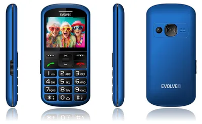 Image de EVOLVEO EasyPhone XS, téléphone portable pour seniors, bleu