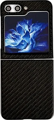 Produktbild von König Design Hülle kompatibel mit Samsung Galaxy Z Flip5 Kunststoff Soft Handyhülle - Handy Case Schwarz